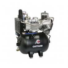 Компрессор безмасляный Cattani 45-238 для 3-х установок, c осушителем, без кожуха Cattani (Италия)