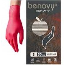 Перчатки BENOVY Nitrile (50 пар)