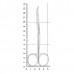 Ножницы La Grange, 13,5см, двойной изгиб, зубчатая поверность /19-8*/000-460