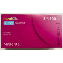 Перчатки MEDIOK Nitrile Magenta(розовый)  (50 пар) 