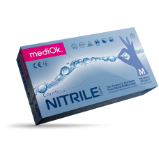 Перчатки MEDIOK Nitrile СИРЕНЕВЫЕ (50 пар) 10 упаковок