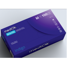 Перчатки MEDIOK Nitrile Indigo(фиолетовые) 50 пар