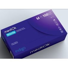 Перчатки MEDIOK Nitrile Indigo(фиолетовые) 50 пар Перчатки MEDIOK Nitrile Indigo(фиолетовые) 50 пар
