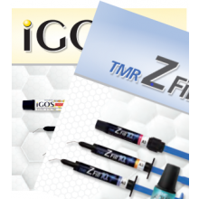 YAMAKIN.Стоматологические пломбировочные материалы TMR Z FILL 10 и  IGOS  (10)